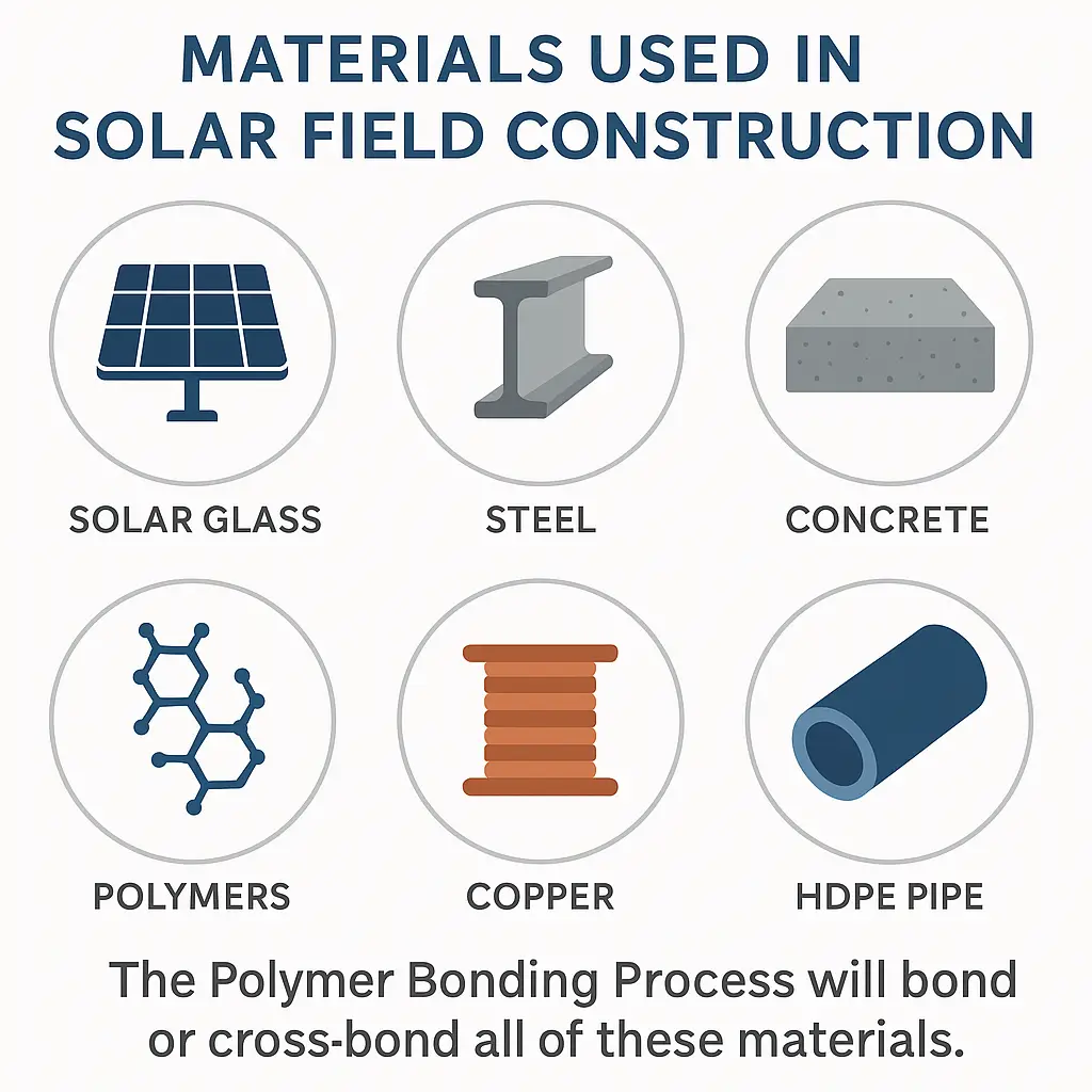 Materials used in Solar