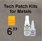 6" Wide A Patches for the repair of metal pipes and tanks.