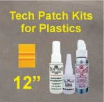 12 inch wide A Patch Kits for the repair of plastic and metal pipes and tanks.