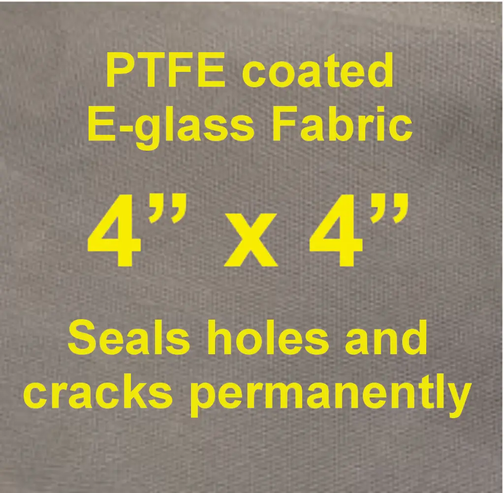 4 x 4 Tech-Patch Permanently Seals Holes and Crack in Pipe and Tanks