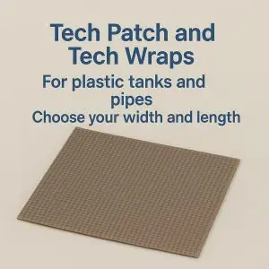 Patch Wraps for Plastic and Metal Tanks and Pipes