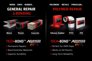 Bond/repair any substrate - polymers and non-polymers