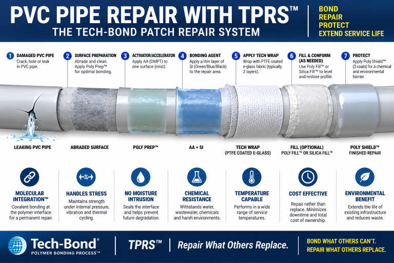 PVC pipe repair with TPRS™